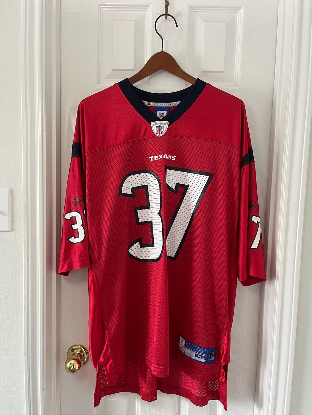 Reebok NFL Houston Texans oilers football jersey short sleeve